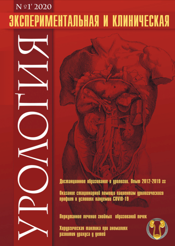 Номер №1, 2020 | Экспериментальная и клиническая урология